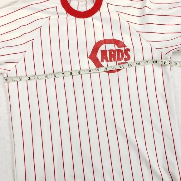 Vtg 60s St Louis Cardinals McCarver USA Made Jersey Southern Athletic Pinstripe - Picture 4 of 9